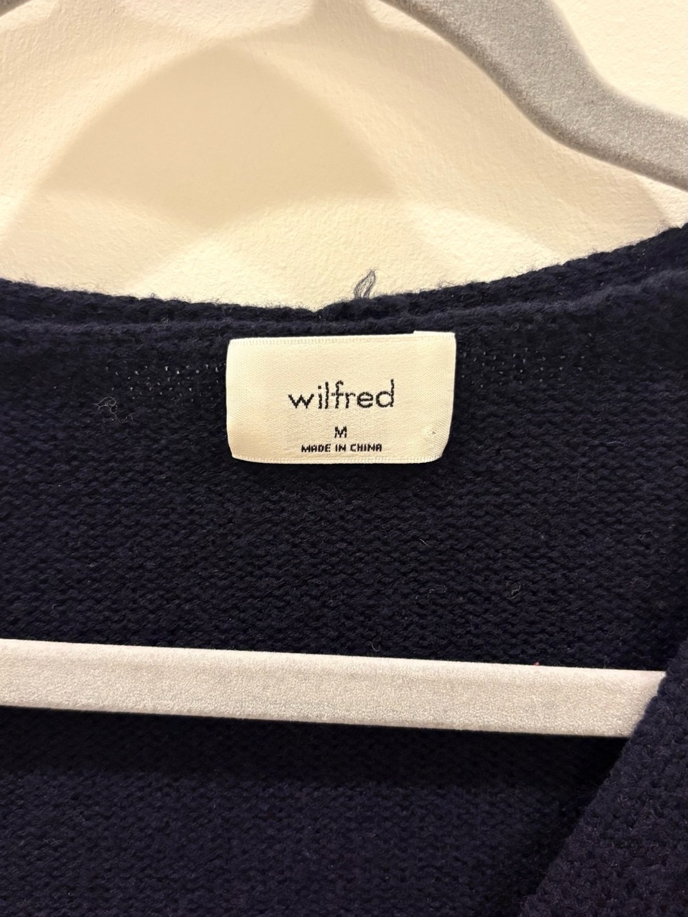 Aritzia Wilfred Navy Cardigan - Picture 2 of 3